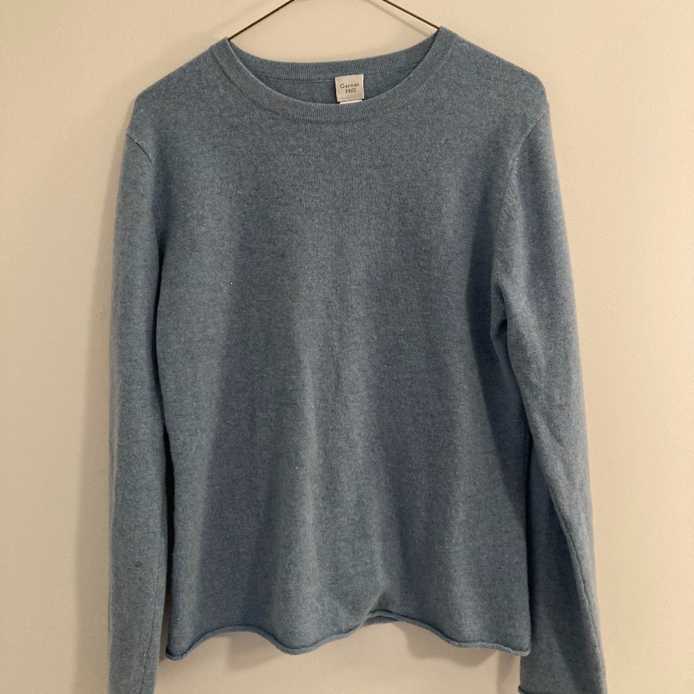 Garnet Hill 100% Cashmere Sweater M